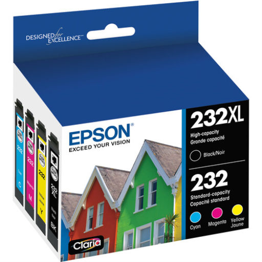 T232XL-BCS Epson T232 Black and Color Combo Ink Cartridges,
