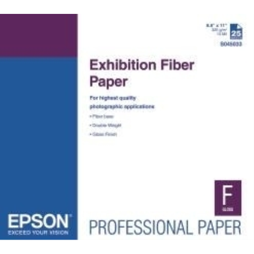 Epson Exhibition Fiber Paper 17?x22? (25 sheets)S045