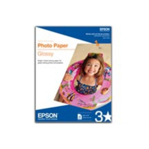 Epson Photo PaperGlossy, Borderless, 4 x 6, 50 sheet