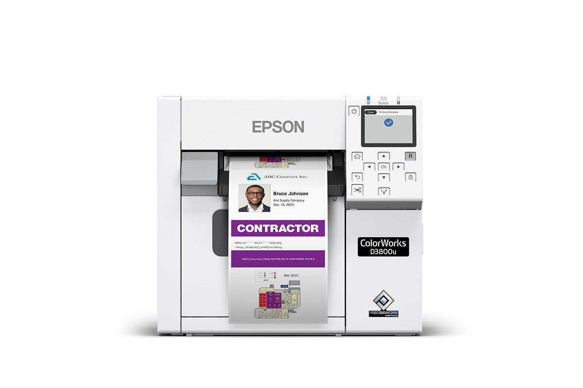 C31CK03201 EPSON, CW-D3800 COLORWORKS LABEL PRINTER