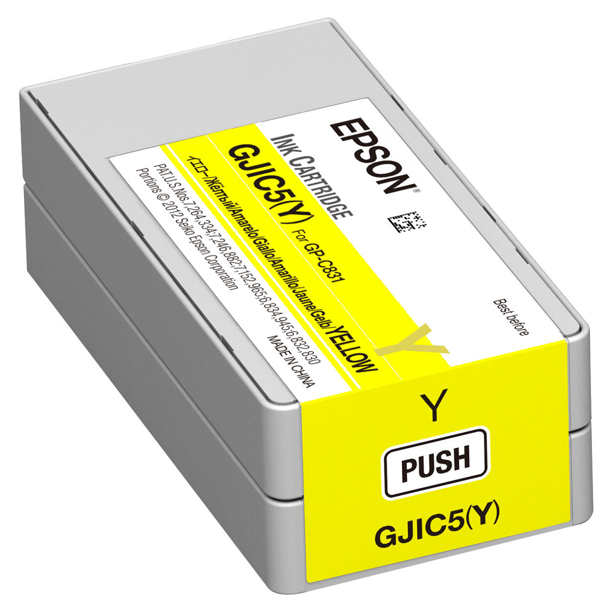 Cartouche d'encre jaune Epson GP-C831 GJIC5(Y) SKU : C13S020566