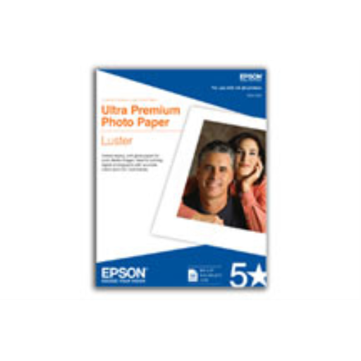 S041405 EPSON ULTRA PREMIUM PHOTO PAPER LUSTER, (LETTER) (50