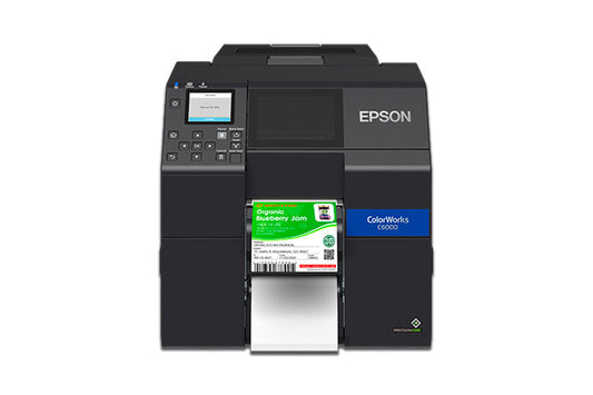 ColorWorks CW-C6000P Color Matte Inkjet Label Printer with Peel-and-Present