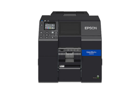 ColorWorks CW-C6000P Color Matte Inkjet Label Printer with Peel-and-Present